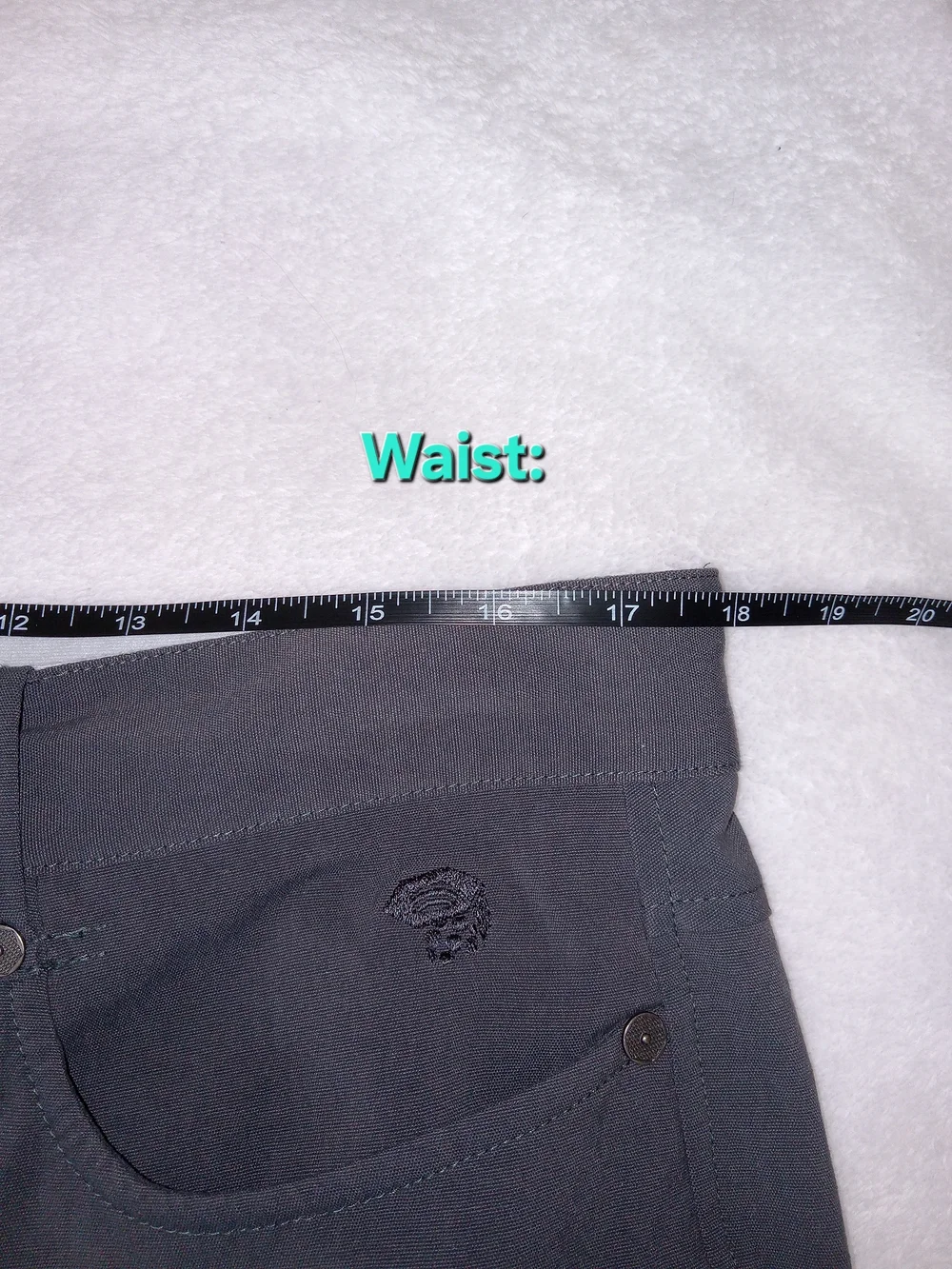Mountain Hardwear Womens Hiking Pants 12/30  Stretch Nylon Trail Gorpcore - Picture 9 of 12